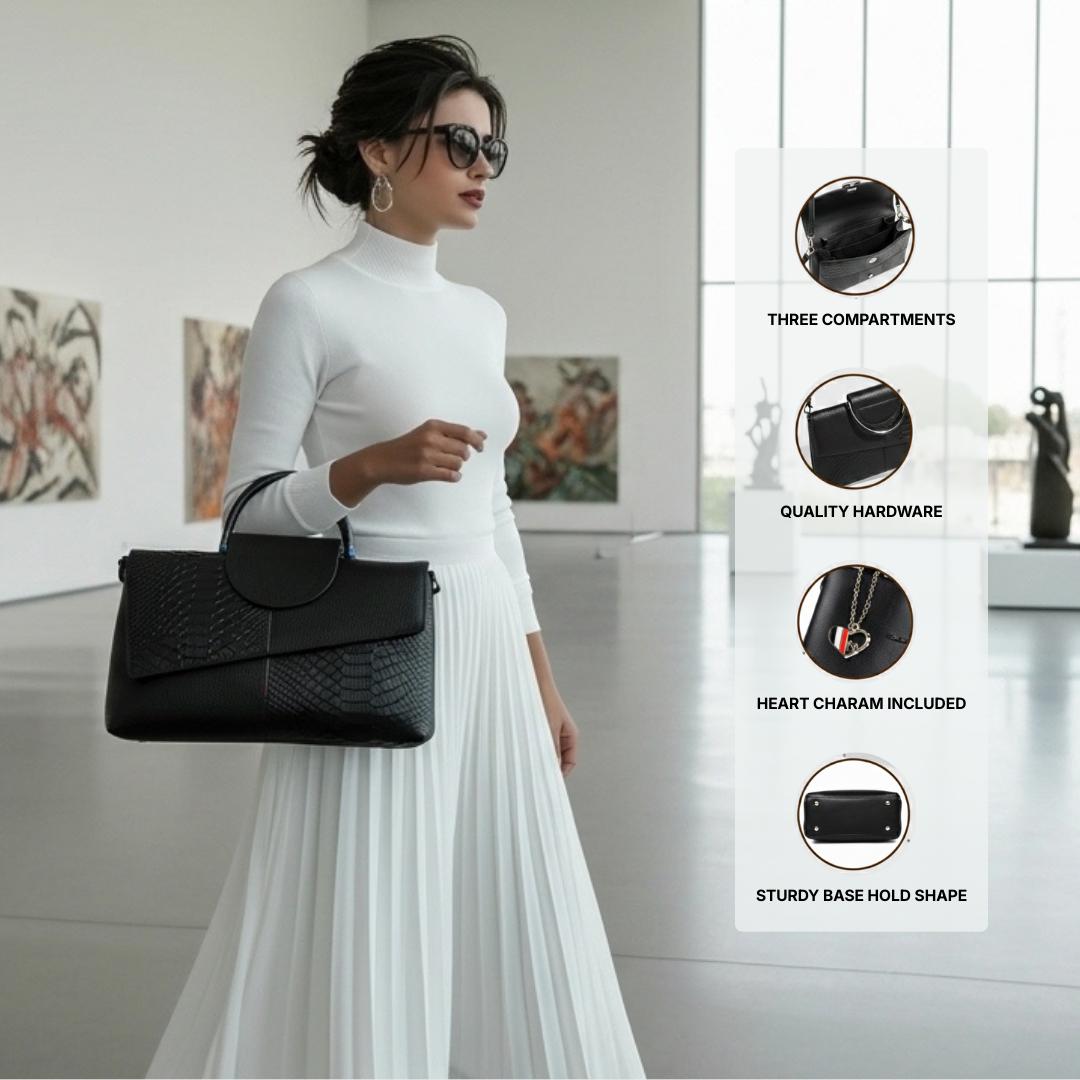 Women’s Alligator Pattern Crossbody Purse